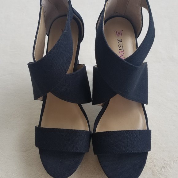 Just Fab Wedge Heels - Picture 2 of 12